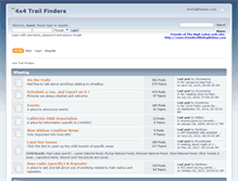 Tablet Screenshot of 4x4trailfinders.com